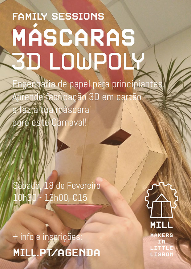 Máscaras 3D Lowpoly
