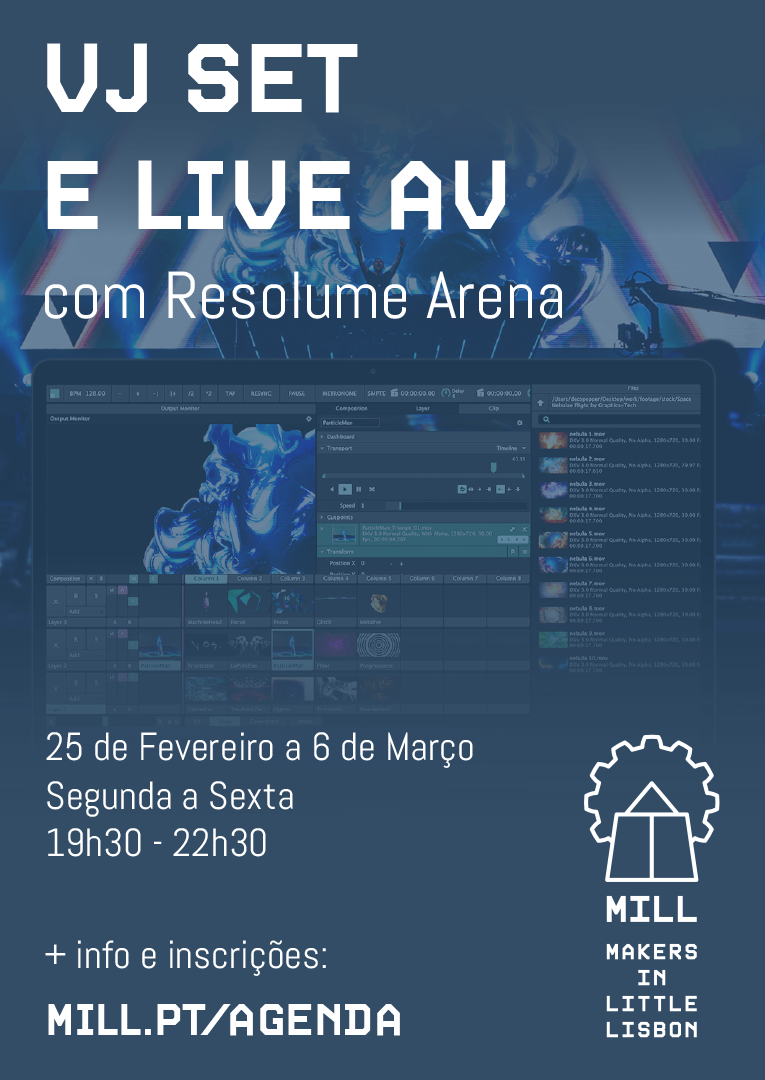 VJ SET e LIVE AV com Resolume Arena 6