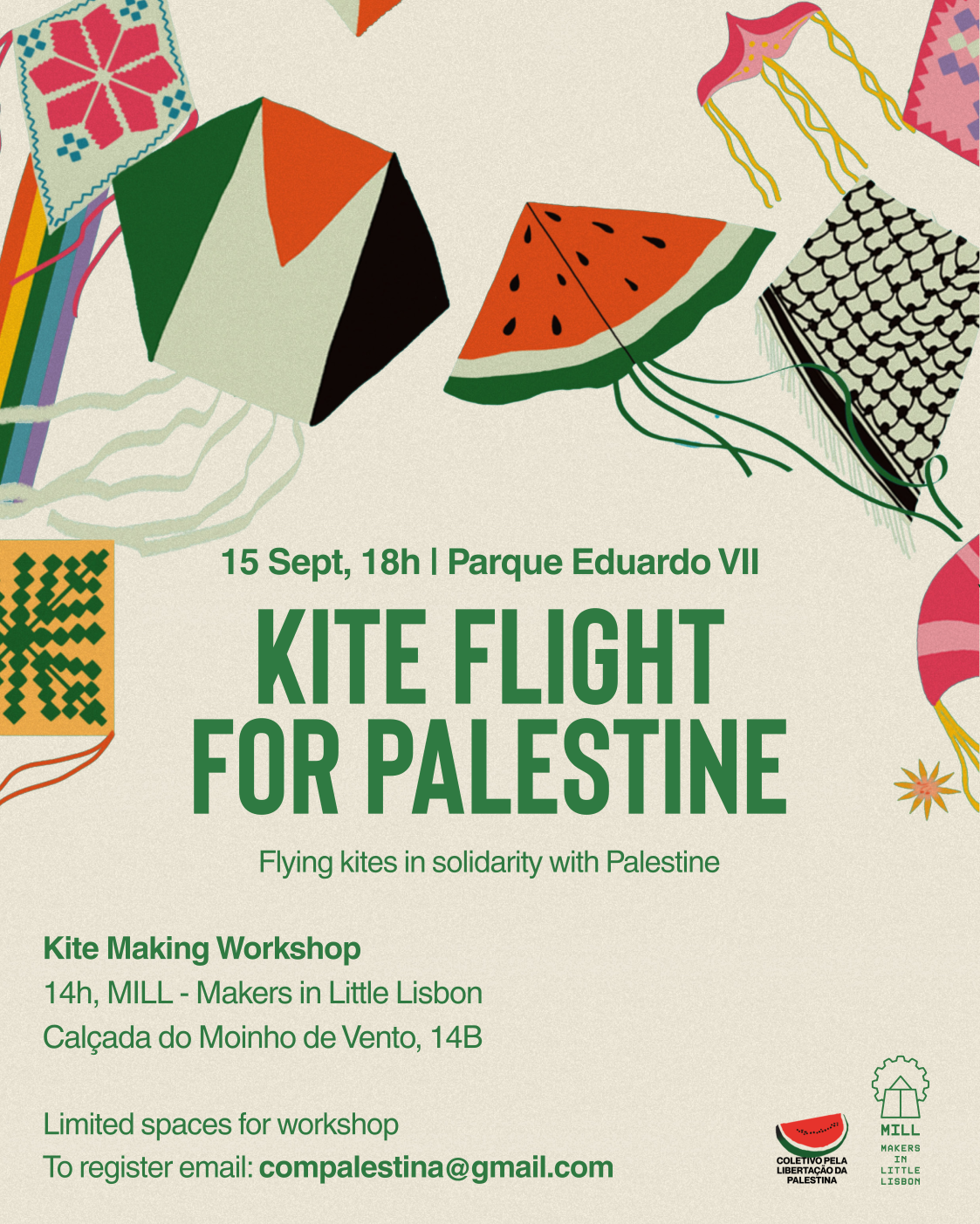 Kite Making Workshop for Palestine