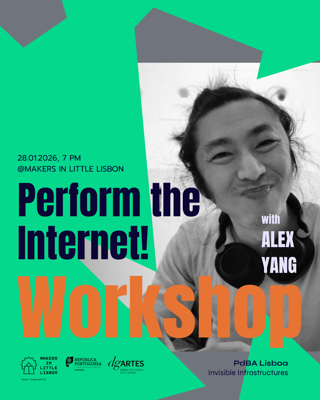 Perform the Internet free workshop with Alex Yang